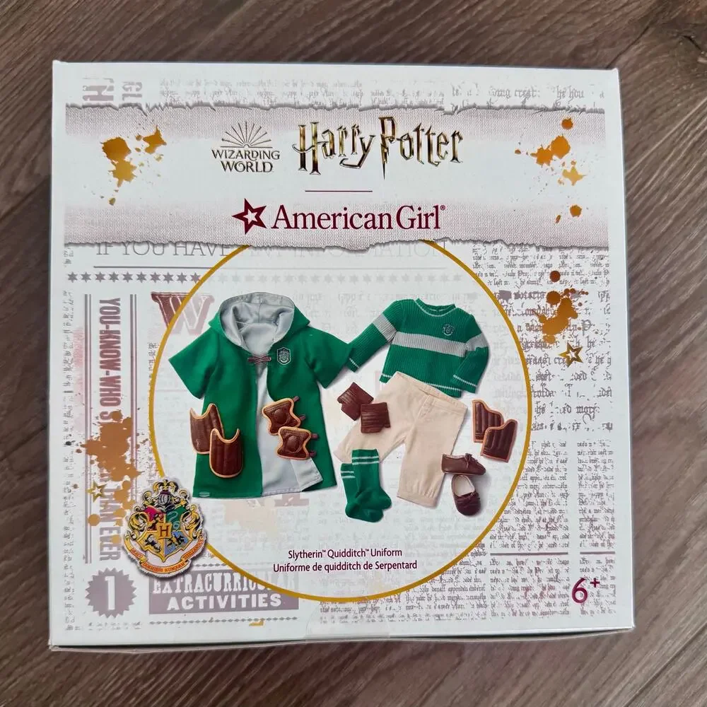 American Girl Hogwarts Harry Potter Slytherin Bundle Quidditch Uniform